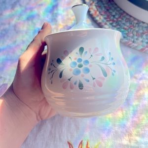 Fascino by Yamaka Stoneware sugar bowl